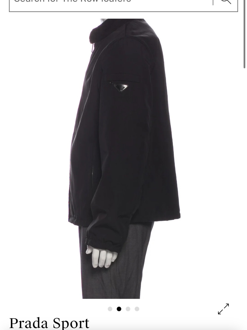 Prada Black Bomber Jacket